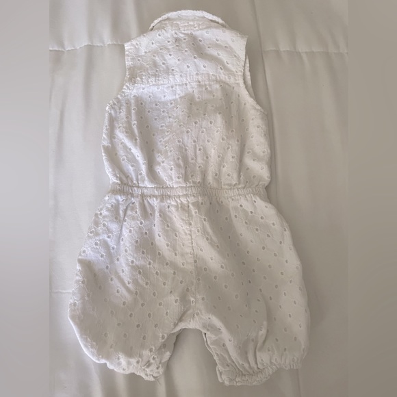 For All Mankind size 18 mos one-piece white summer outfit - Picture 8 of 8